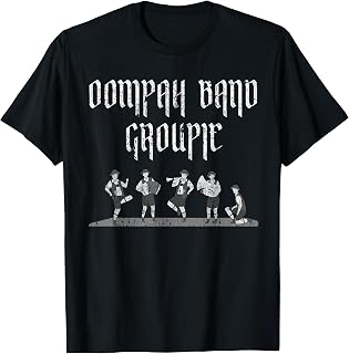Oompah Band Groupie Accordion Tuba Funny Music Polka T-Shirt