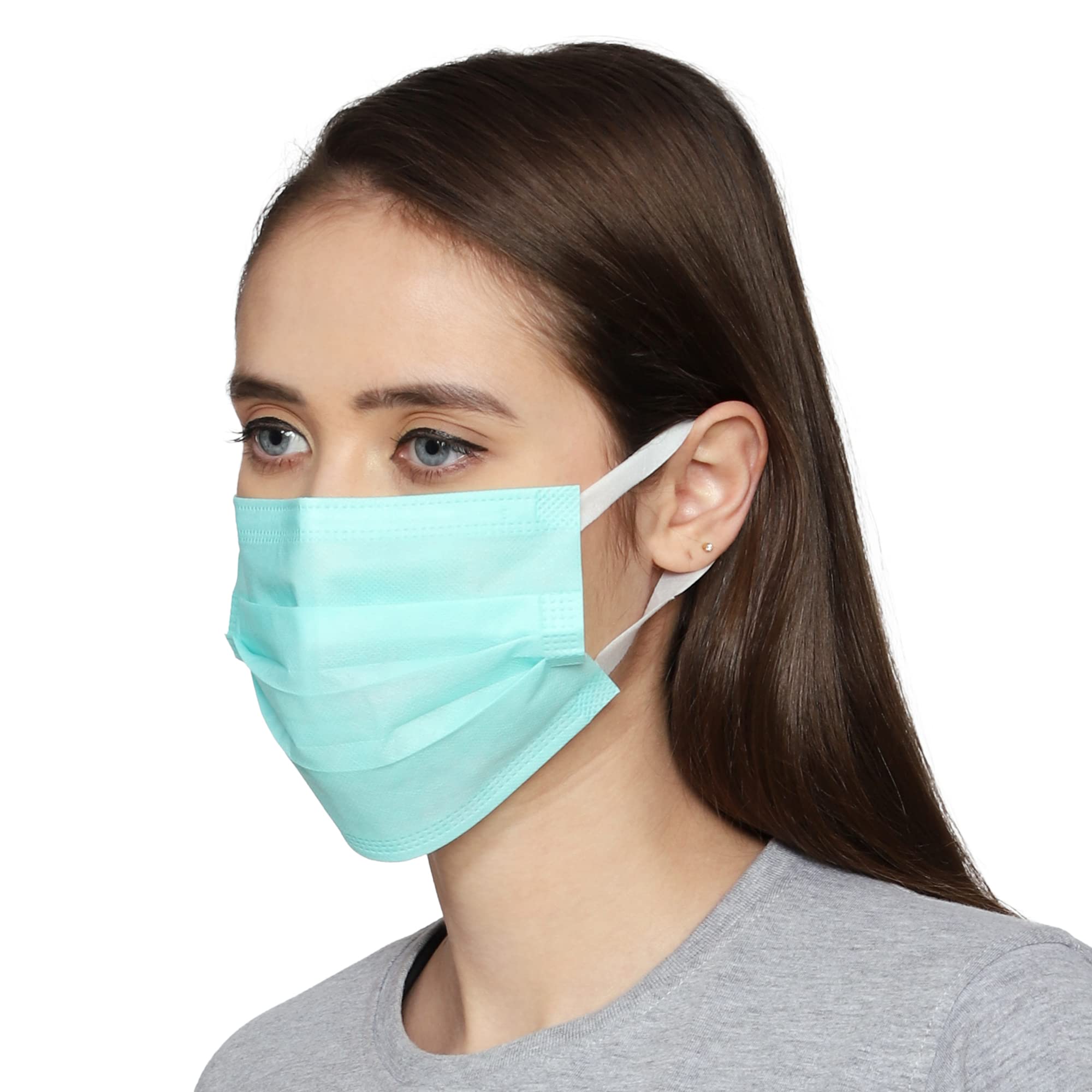 STORE 09 Non-Woven 3 Ply Disposable Surgical Face Mask for Men and Women with Melt Blown Filtration, Adjustable Nose Pin, Very Soft and Comfortable Ear Loops, Pack of 100 (B09FZ8F9X2) Amazon Price History, Amazon Price Tracker