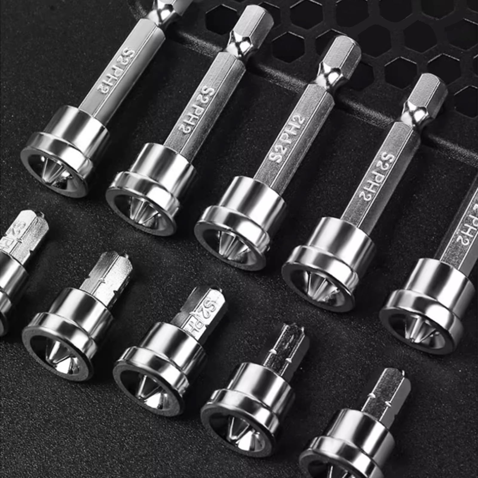 Magnetic Screwdriver Bits - Drywall Screw Setter 6PCS -2