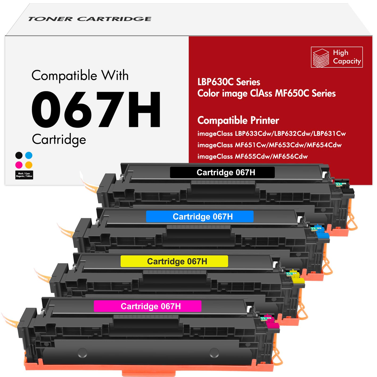 Amazon.co.jp: 067 067H トナーカートリッジセット MF656Cdw MF654Cdw