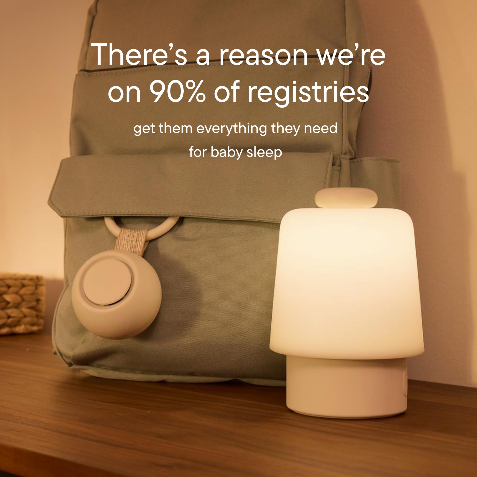 Hatch Baby Pacchetto sonno: macchine audio da casa e da viaggio | Supporto per il sonno esperto | essenziale per il registro | Include Hatch Baby e Portable Hatch Go (stucco)
