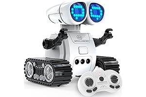 RC Robot Toys for Kids - Rechargeable Walkie Talkie Remote Control Toy for Boys Girls