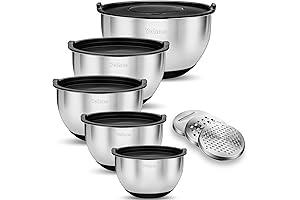 Velaze Mixing Bowls Set of 5: The Perfect Artisanal Kitchen Supply