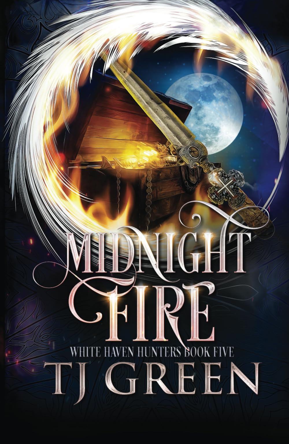 Midnight Fire: Paranormal Mystery: 5 (White Haven Hunters)