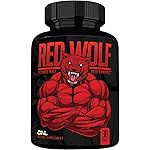 ONL Red Wolf Testosterone Booster for Men - Ultimate Men\'s Supplement for High Potency Endurance, Muscle Growth, Energy & Strength - Male Enhancing Testosterone Supplement w/Tongkat Ali - 30 Ct