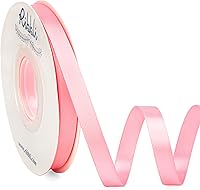 Vista 53 de Ribbli - Cinta de satén roja de doble cara, 1 pulgada x 25 yardas, cinta de tela para uso en ramo de lazos, envoltura de regalo de Navidad, arreglo