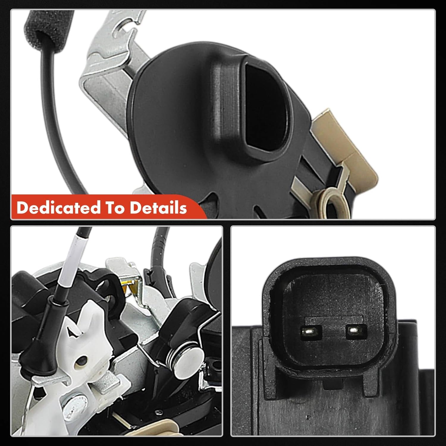 A-Premium Upper Rear Tailgate Lock Actuator Motor Compatible with 2018-2023 Ford Transit-150, Transit-250, Transit-350