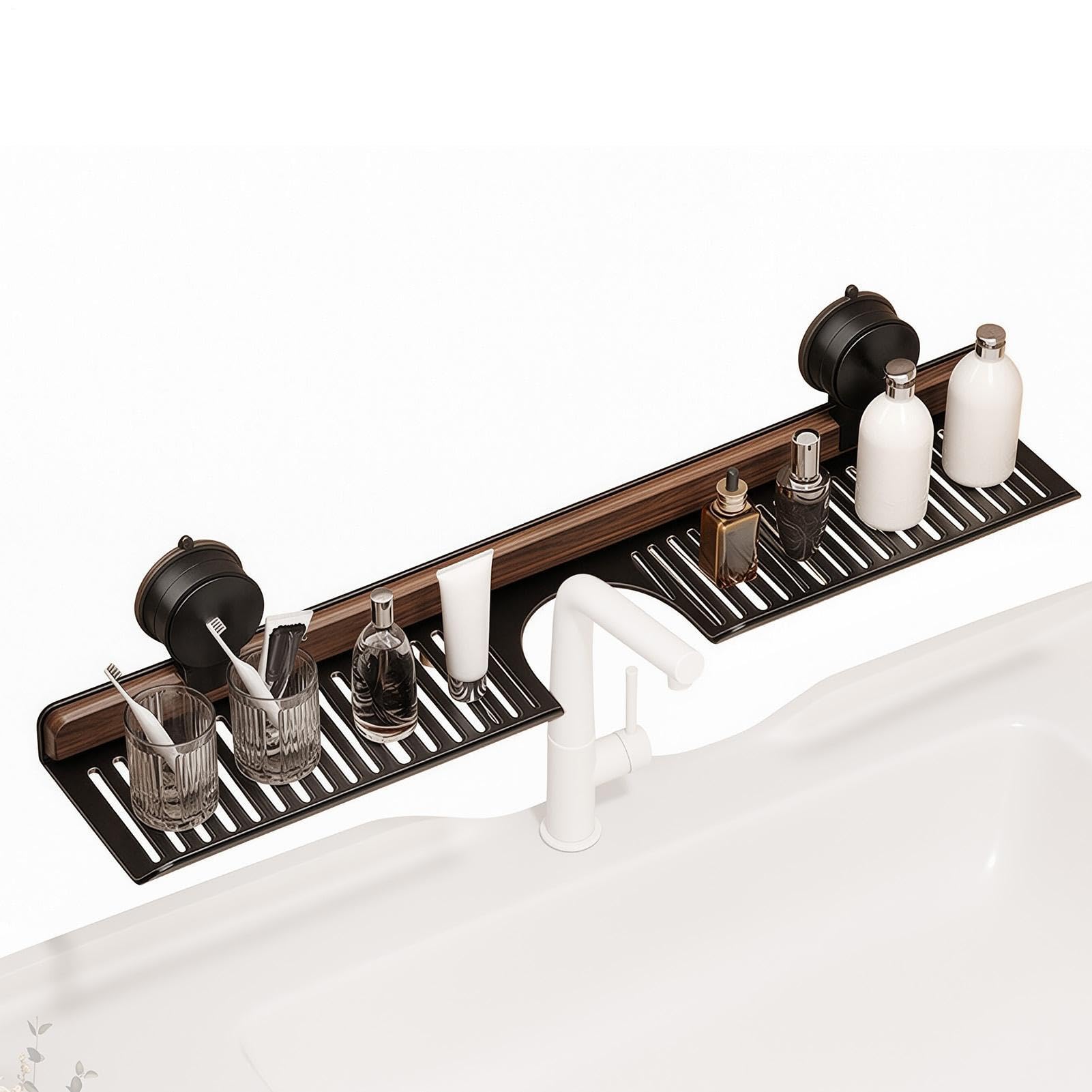Estante De Baño Sobre El Lavabo Organizador ahorrador de esponjas para
