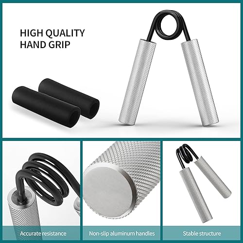 Miniatura 3 de ATHSPO Adjustable Grip Strength Trainer Set, Hand Grippers for Strength Training Wrist and Forearm Strength Trainer