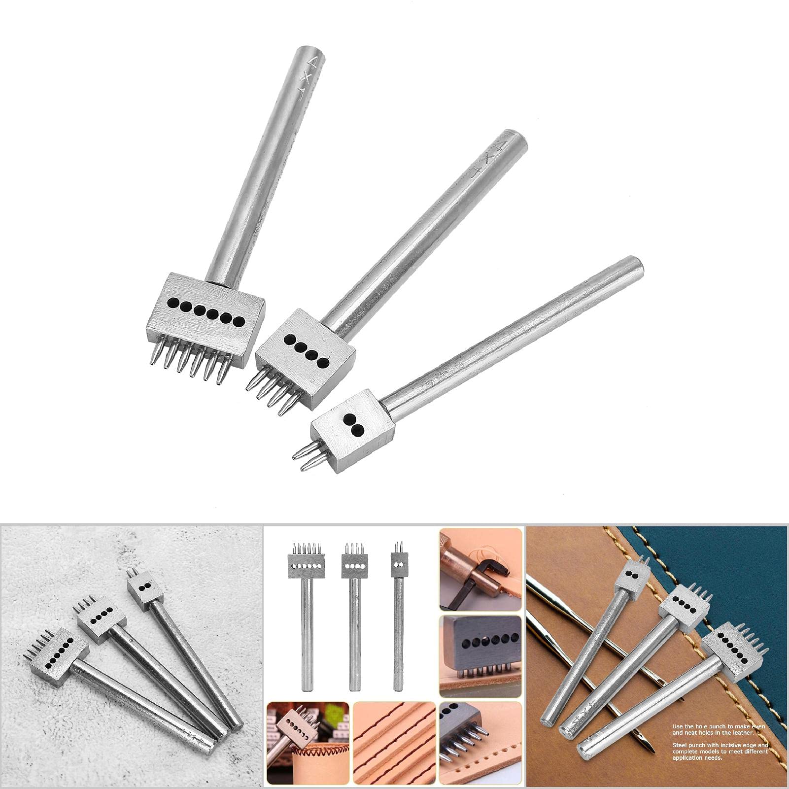 SALALIS Ensemble de poinçons creux en acier rapide - Outil de coupe