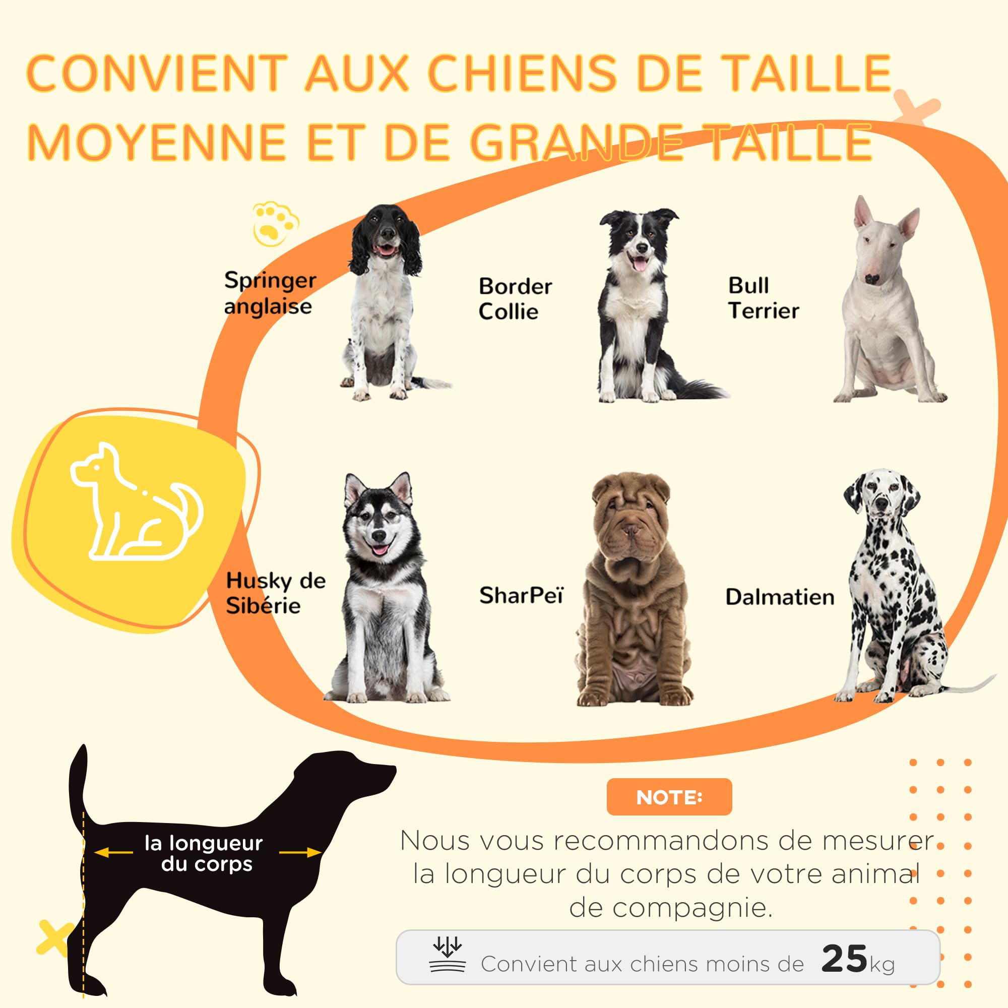 PawHut Cage pour Chien Meuble Cage Chien intérieur Table d'appoint Multi-usages avec Double Porte et Coussin - Niche pour Chien Moyenne et Grande Taille - 90 x 58 x 65 cm, Aspect Gris