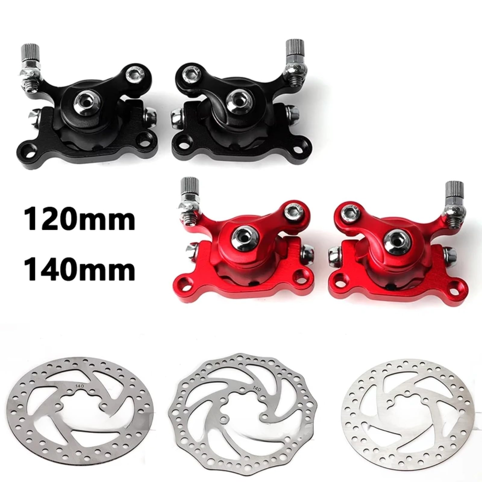 1PCS Scooter 140mm Lega di alluminio Freno a disco anteriore posteriore(Rotor140MM B)