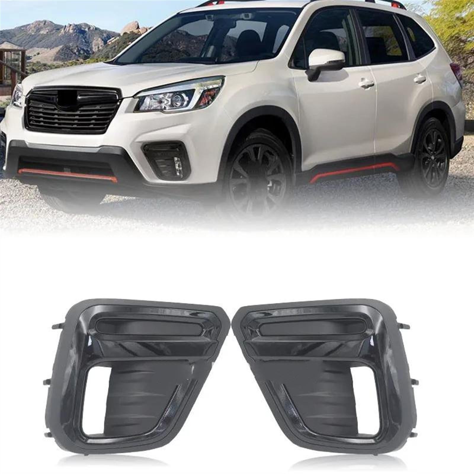 SUBARU フォレスター フロントグリル フォグカバーセット Amazon | フォグランプカバー Compatible With Subaru For Forester SK