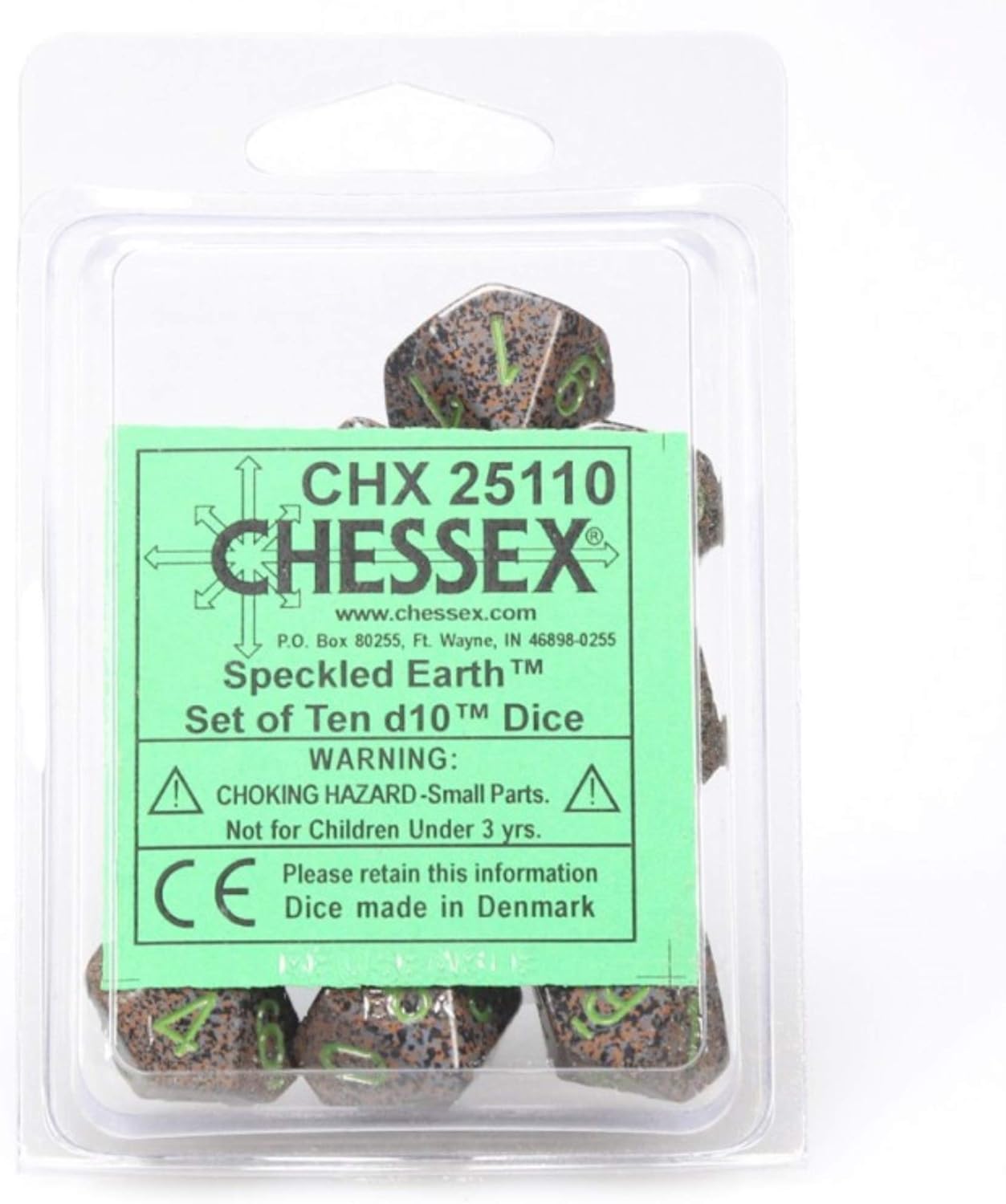 Chessex 25110 Dice, Multi-Colour