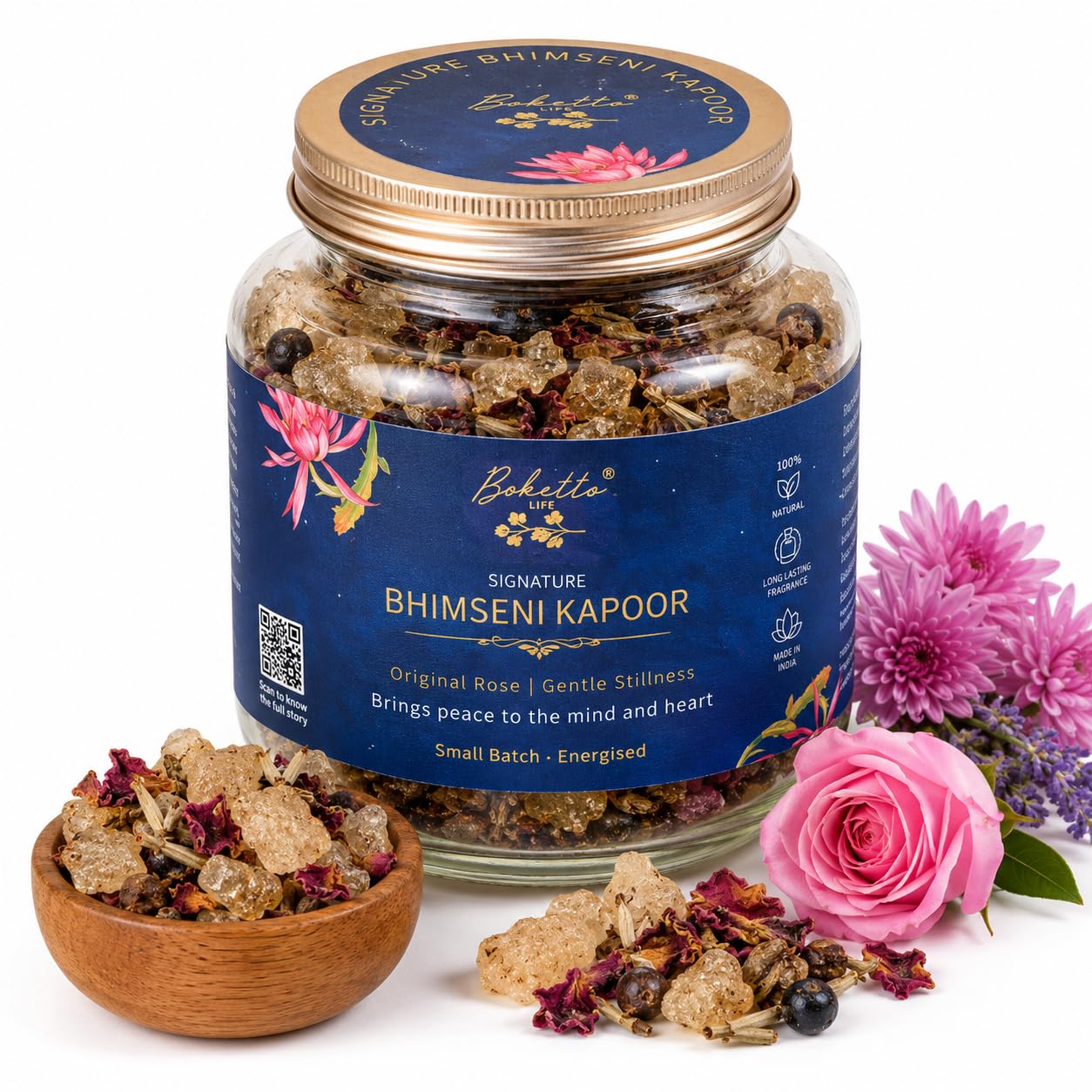 Bhimseni Camphor Kapoor Mix - Neroli | Puja & Aromatherapy -25