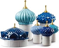 Vista 2 de LLADRÓ Scheherazade'S Quarters Candle 1001 Lights. Aroma espíritu irrompible. Vela de porcelana.