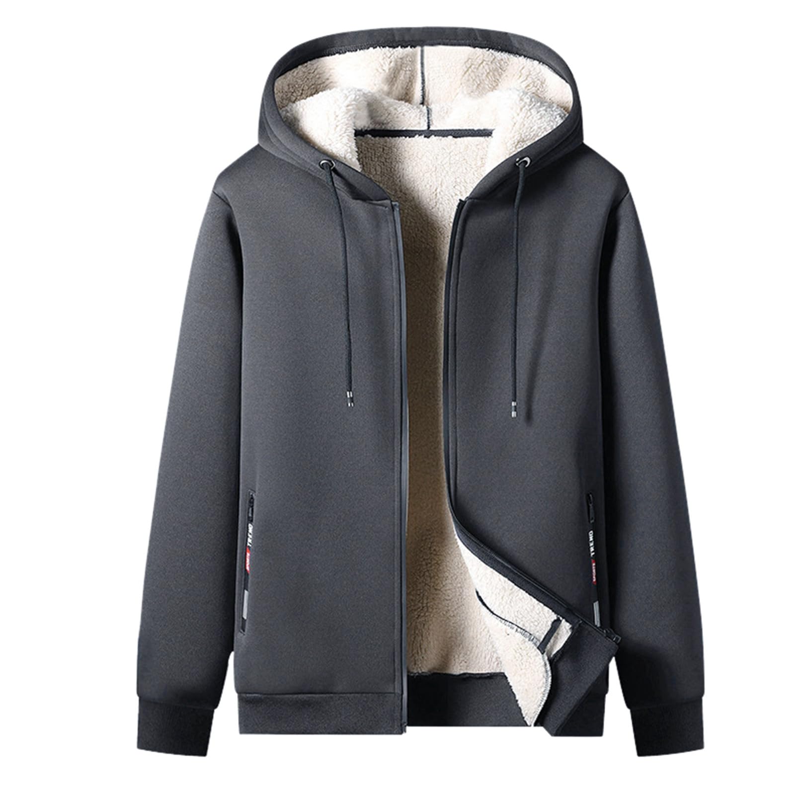 Generisch Tuta da jogging da uomo, streetwear, con chiusura lampo e pantaloni da jogging, pantaloni sportivi, tuta Y2k Hip Hop