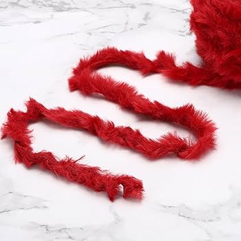 Amazon | PATIKIL 64m 毛糸 約100g フジーヤーン ファー風 編み