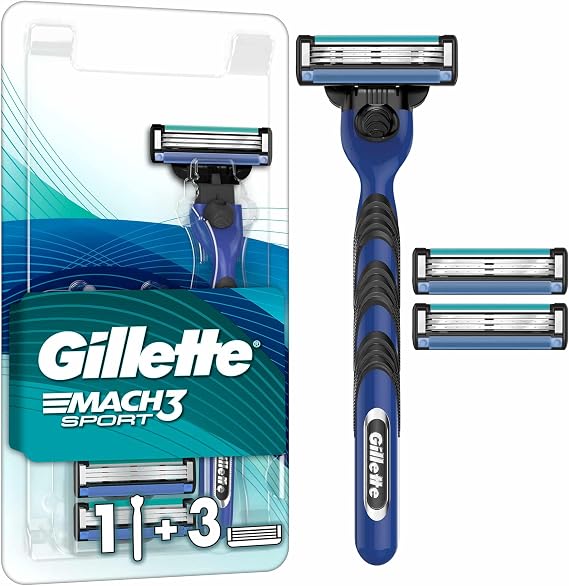Gillette Mach3 Start Razor + 3 Replacement Razor