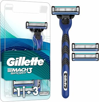 Gillette Mach3 Start Razor + 3 Replacement Razor