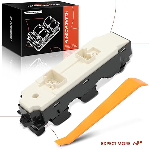 Miniatura 8 de A-Premium Master - Interruptor de ventana eléctrica compatible con Mazda 3 2010 2011 2012 2013, lado delantero izquierdo del conductor, repuesto #