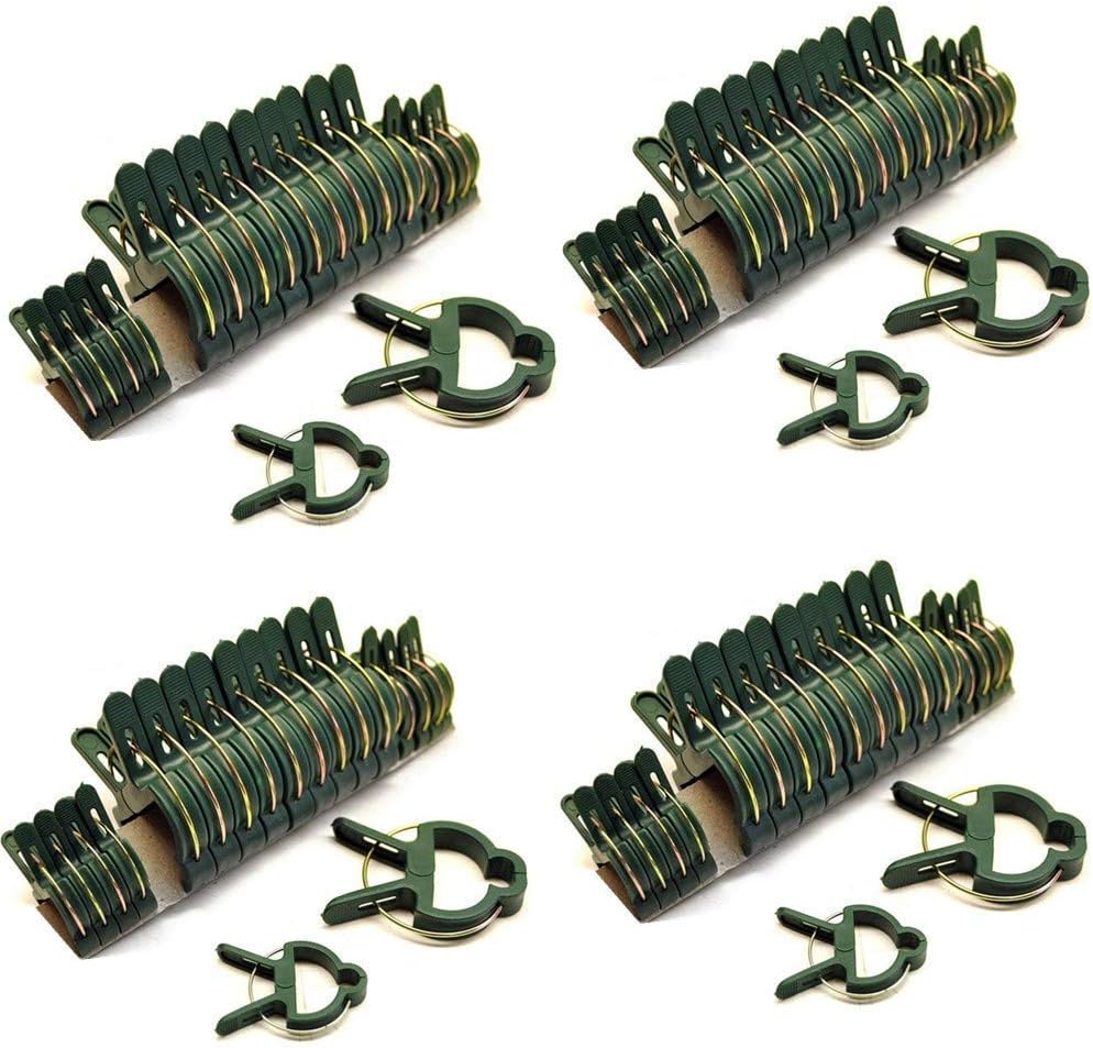 40 Stück Garten Pflanzenklammern & Clips - Groß & Klein Für Kletterpflanzen & Blumen