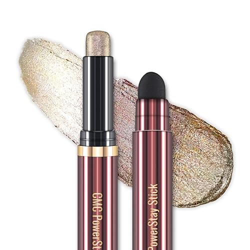 Miniatura 8 de CHARMACY Multichrome - Sombra de ojos en barra 2 en 1, iluminador de ojos impermeable, alta pigmentación, a prueba de manchas, vegano y libre de