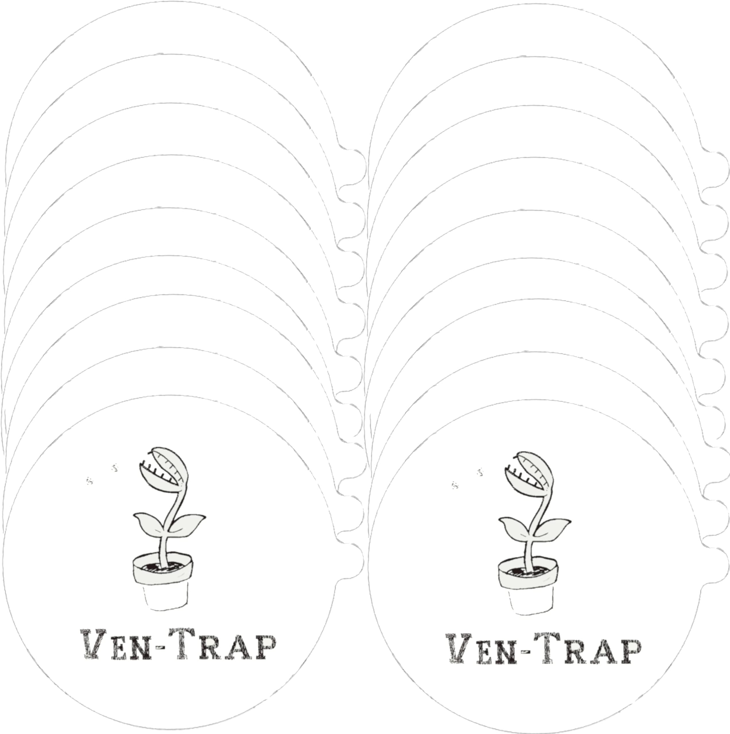 16 Pack -Flea Trap Refill Disc 7.1"– Fits Victor, bugMD, Aspect and Other Flea Dome Traps - Replacement Sticky Glue Pads – Bugs, Fleas, Flies, Mosquitos- Fleas Refill Pads