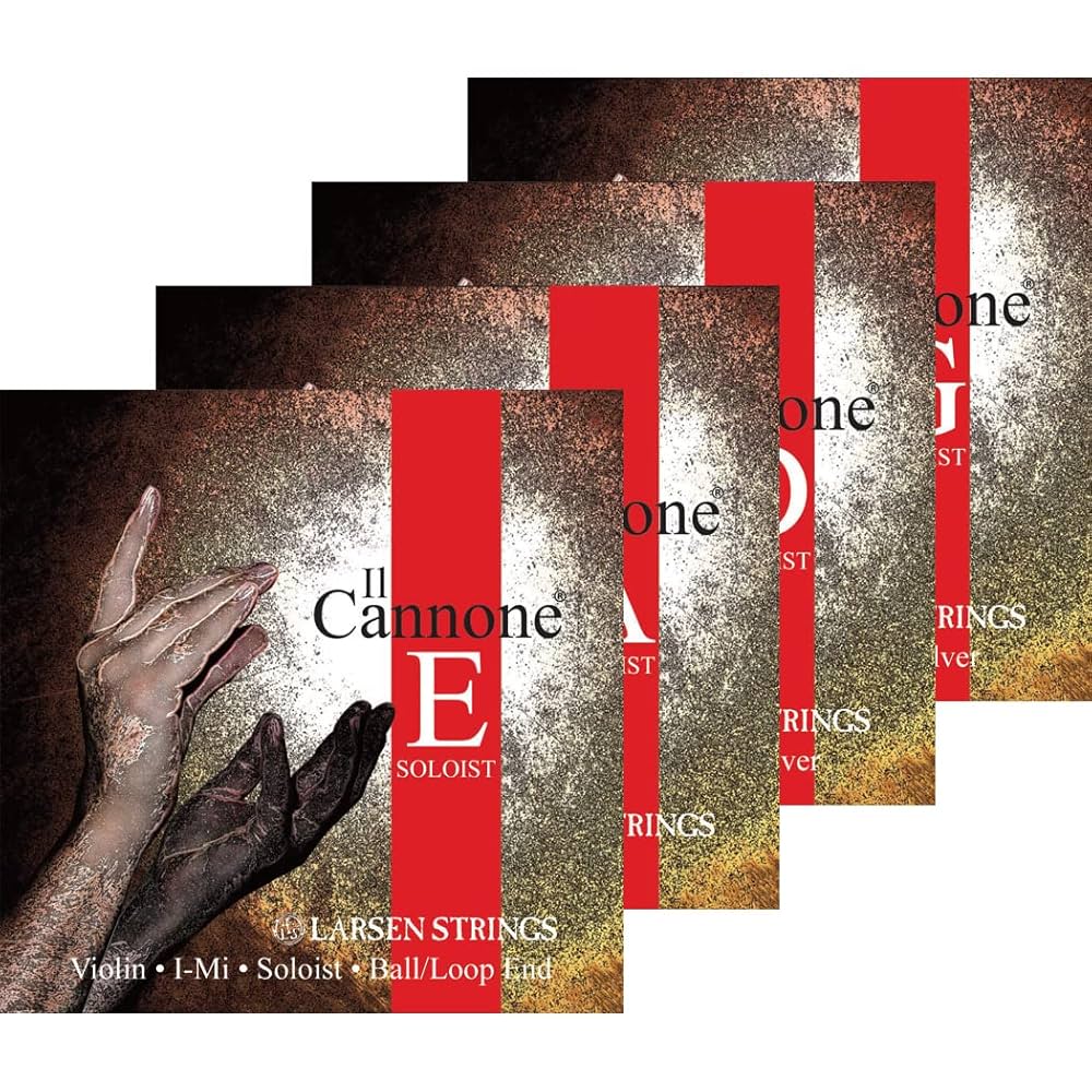 【支持率90%】ヴァイオリン弦 ラーセンイルカノーネ ソロイスト バイオリン弦 ラーセン イル・カノーネ ソリスト E,A,D,G線セット