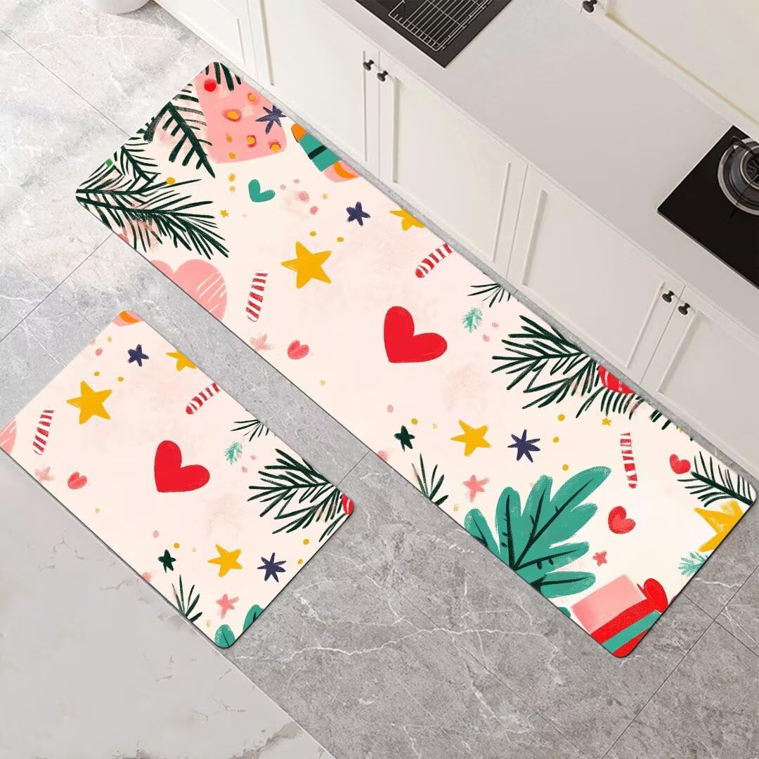 Alfombra cocina de 2 piezas perfecta para pasillos, lavandería y entradas amplias