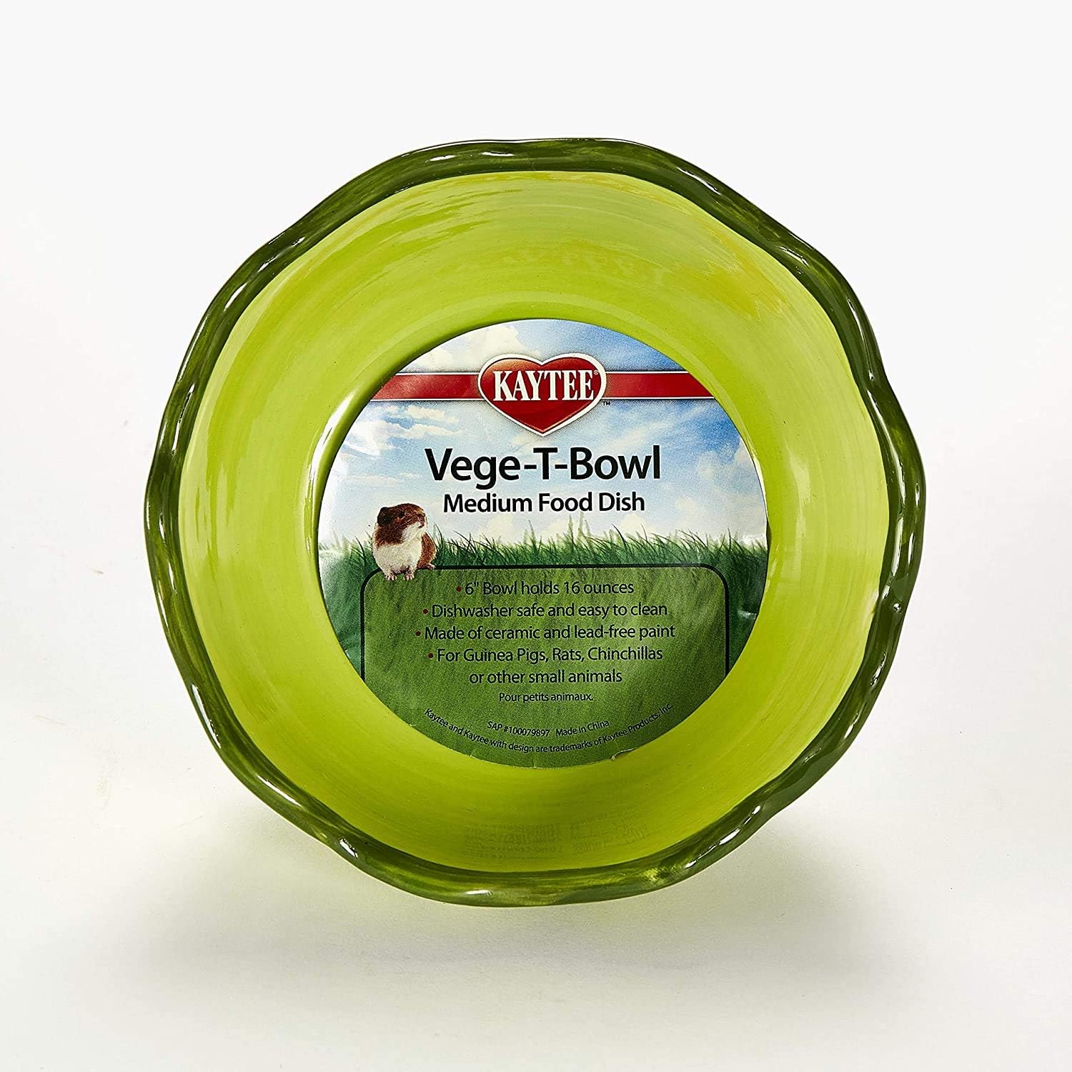 Kaytee 2 Pack of Vege-T-Bowl, Cabbage, 16 Ounces