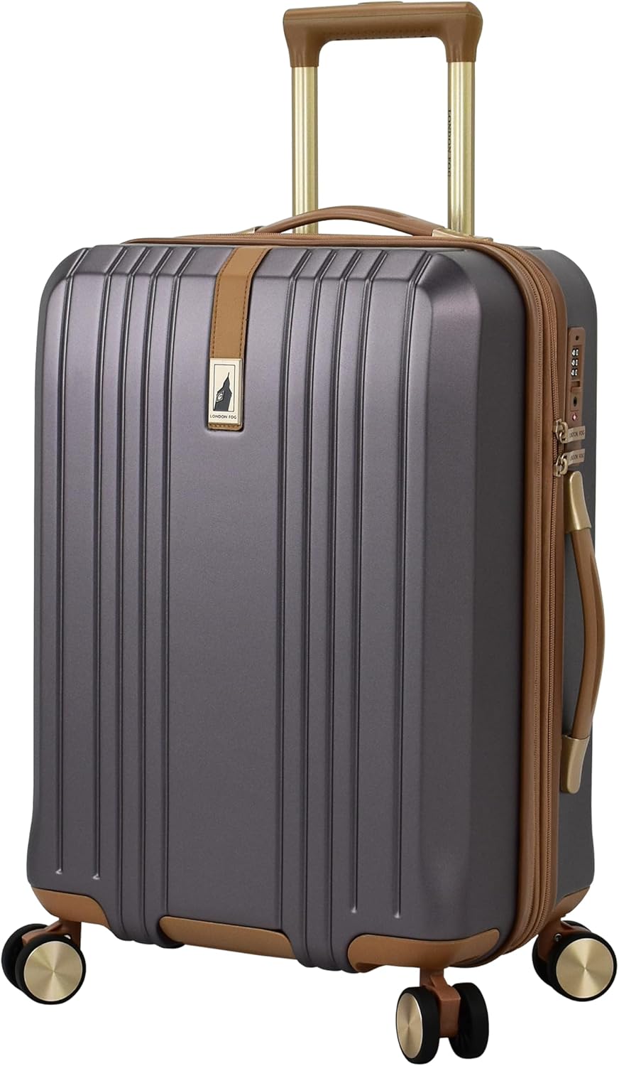 London Fog Southbridge 20 Inch Carry On Expandable Spinner HS, Lilac