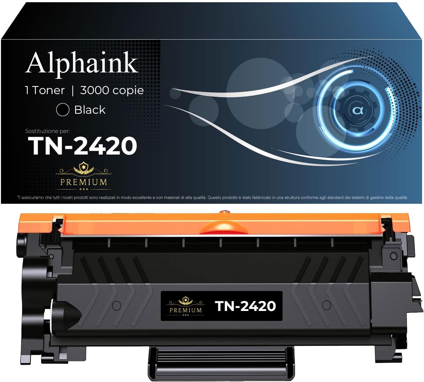 4 Pack OKMIKO TN2420 TN-2420 Tonerkartusche TN 2420 TN2410 TN-2410 Toner Kompatibel für Brother