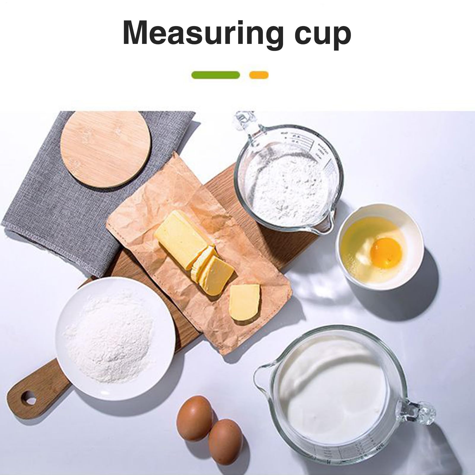 Tasses À Mesurer de Cuisine Verre Mesureur Gradué pour Pâtisserie avec