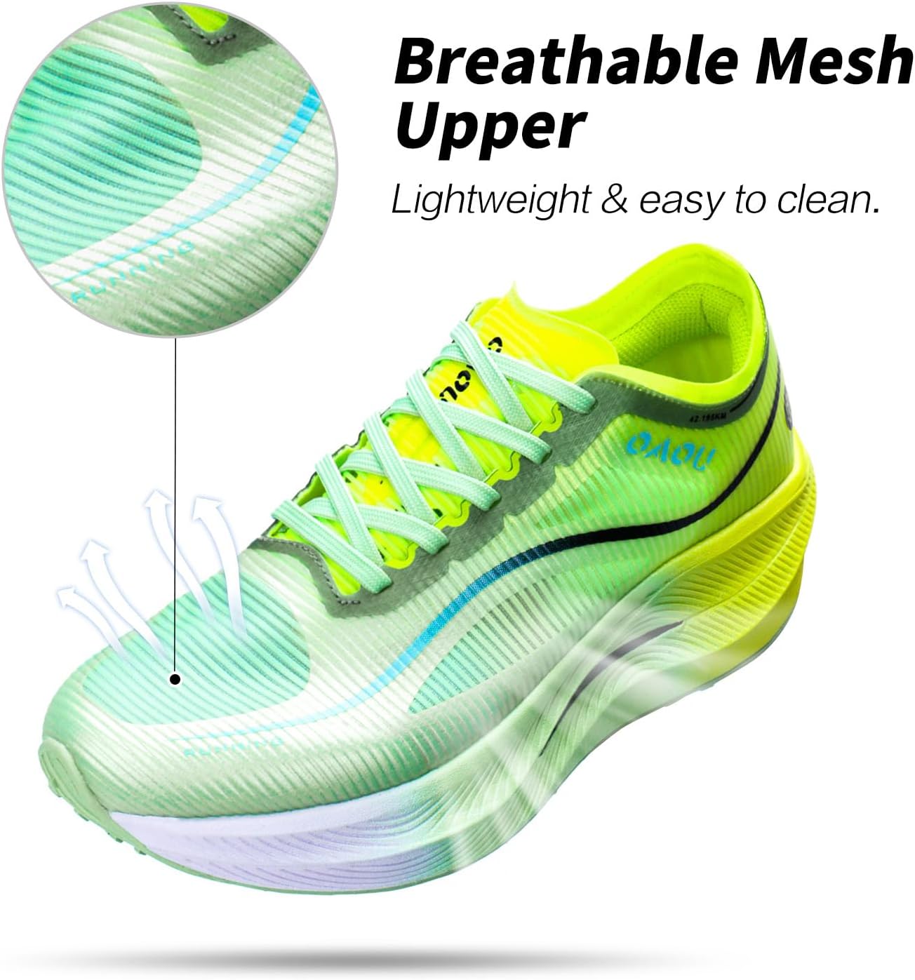 Carbon Plate Marathon Running Racing Shoes Men Stable Support Shock-Relief Ultra-Light TPU Outsole Rebound Sneakers - Image 5