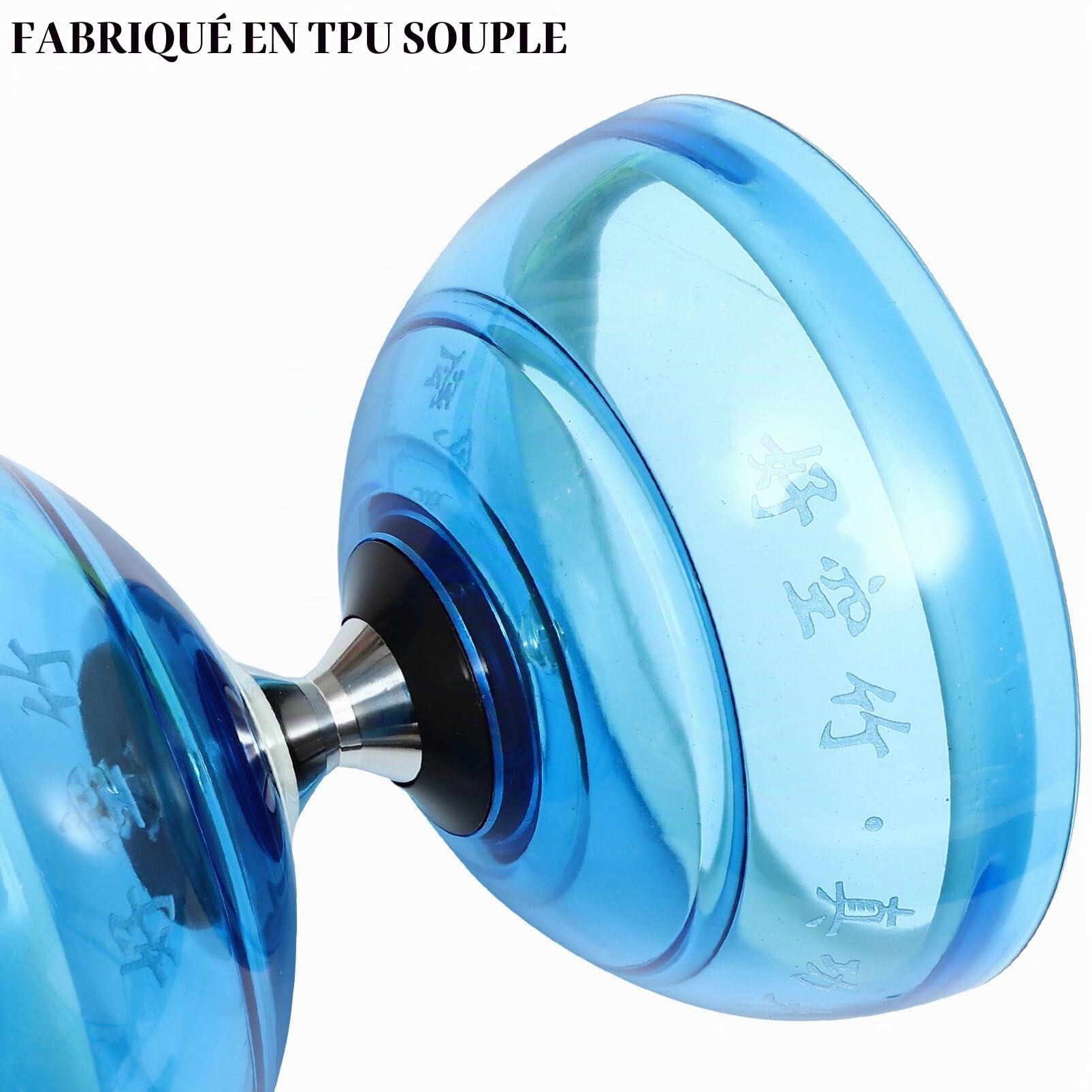 TOYANDONA 1 Ensemble De Diabolos Yoyo Diabolo Professionnel Diabolo Classique Diabolo Jouet pour Les Enfants Exercice Yoyo pour Enfants Diabolo Jouet