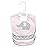 Hudson Baby Unisex Baby Cotton Bibs, Pink Gray Elephant, One Size