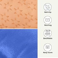 Vista 76 de Dog Bed Mat Soft Comfortable Anti-Slip Bottom Pet Mat Washable Cat Kennel Crate Pad for Small Medium Large Pets 18x24in Hot Pink Beige