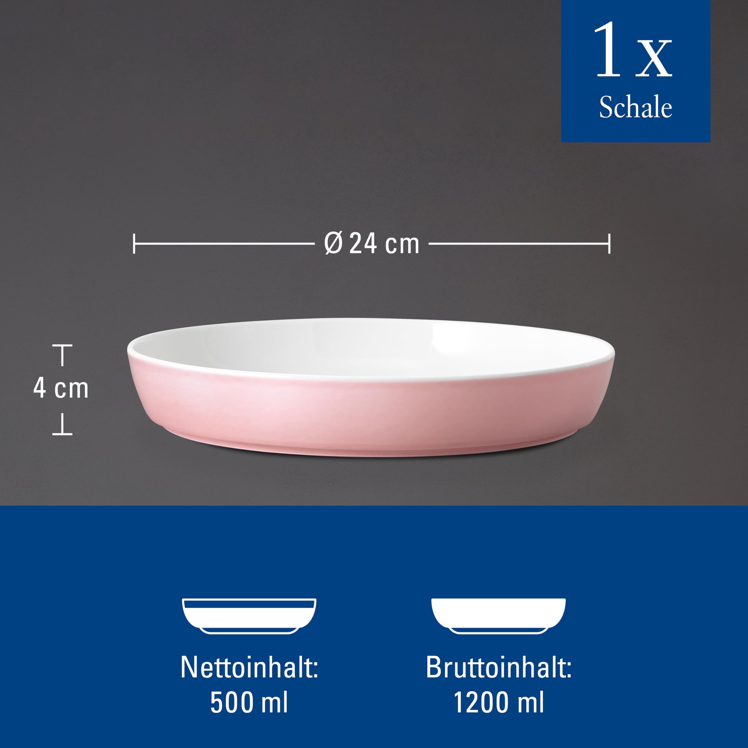 Villeroy & Boch The Memphis Collection Pasta plate 24x4cm