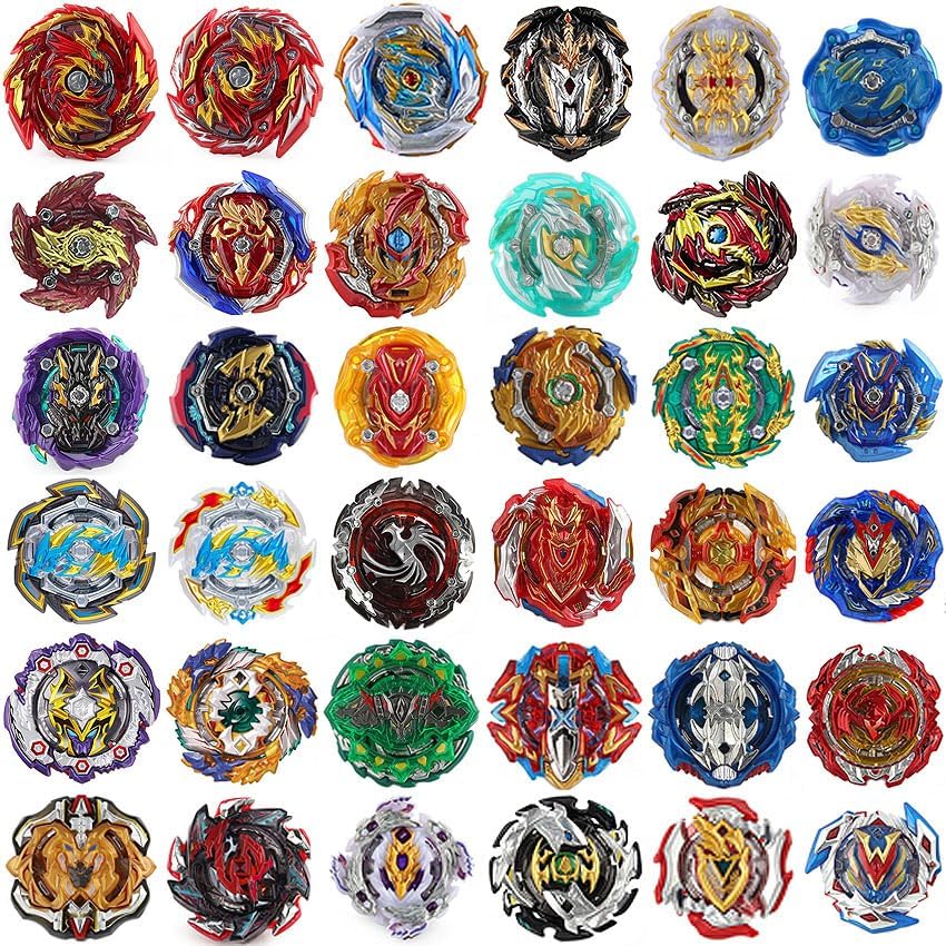 Image of Bestie toys Spinning top Burst or db Series Random top Mix Series Spinning Mix Stamina Type Spin Direction. Spin for Kids and Adult Pack of 3 (No Launcher)