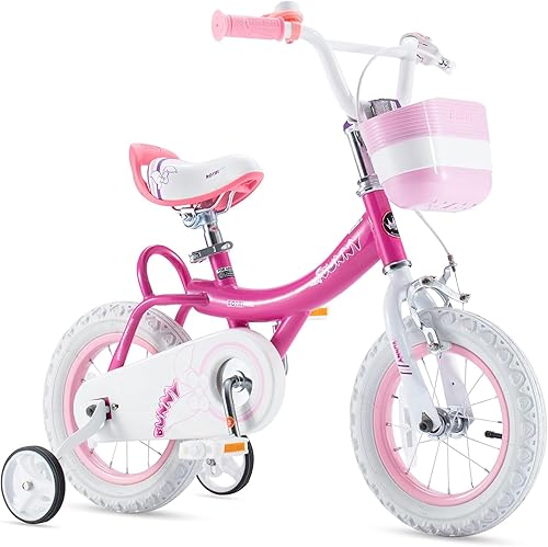 Miniatura 14 de Royalbaby Princess - Bicicleta para niñas de 12, 14, 16, 18, 20 pulgadas, con cesta para niños de 3 a 12 años