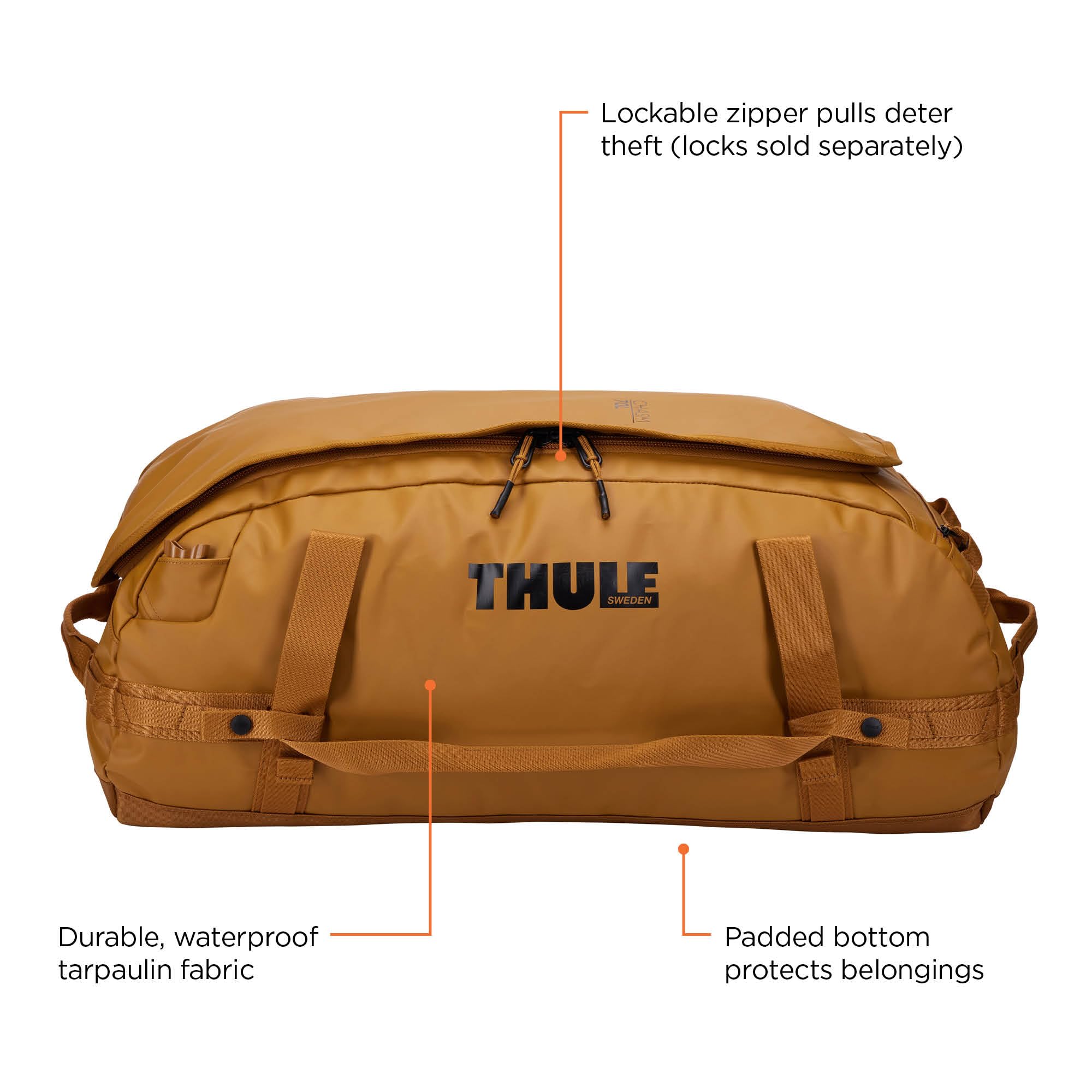 Thule Torba podróżna Chasm 40l, ZŁOTY, 70, Chasm Sport Duffel.