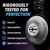 Vista 5 de Buje de rueda delantera y cojinete para Dodge Grand Caravan 2008-2016 Town & Country 2008-2020 Dodge Grand Caravan 2009-2014 VW Routan 2012-2015 Ram