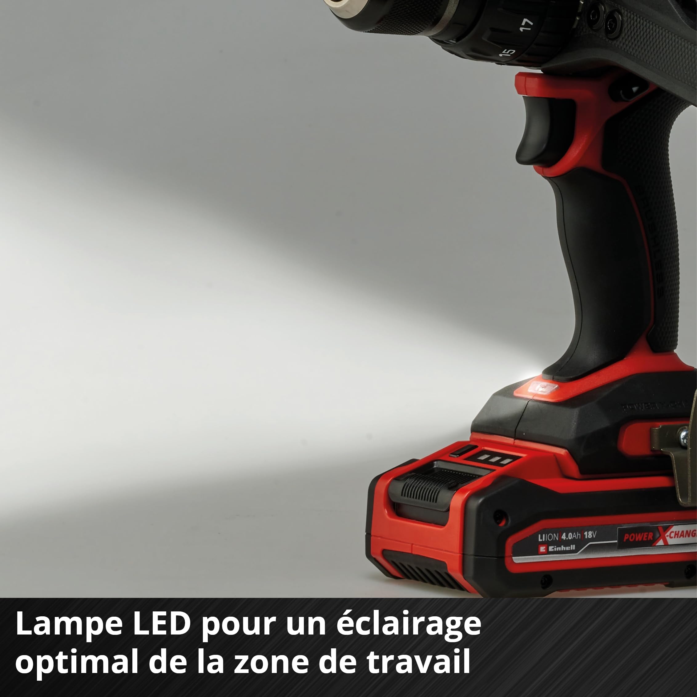 Einhell Professional Perceuse Visseuse à percussion sans fil TP-CD 18/120 Li-i BL - Solo Power X-Change (18V, moteur Brushless, 120 Nm, Mandrin 13mm) Livré sans batterie ni chargeur