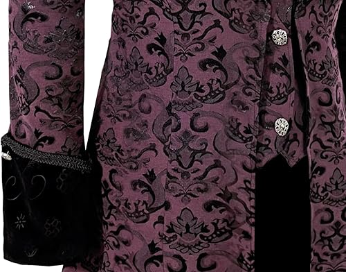 Miniatura 5 de Chaqueta steampunk para mujer, estilo victoriano, gótico, medieval, vintage