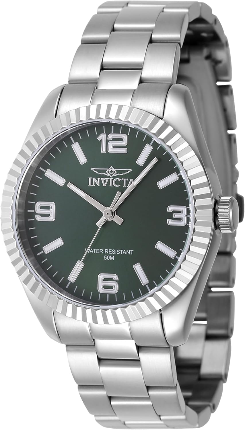 Invicta Specialty Lady 36mm Stainless Steel Steel Green dial PC21 Quartz