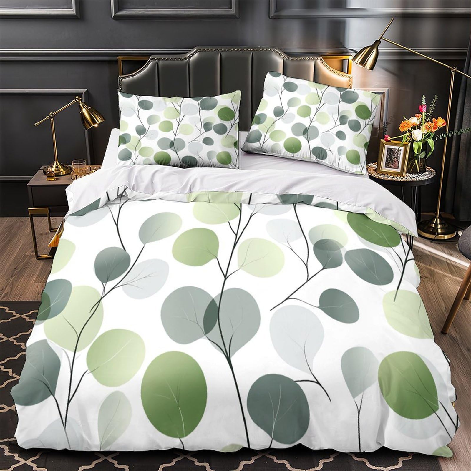 Parure de lit éléphant cosmique 260x220 cm en microfibre