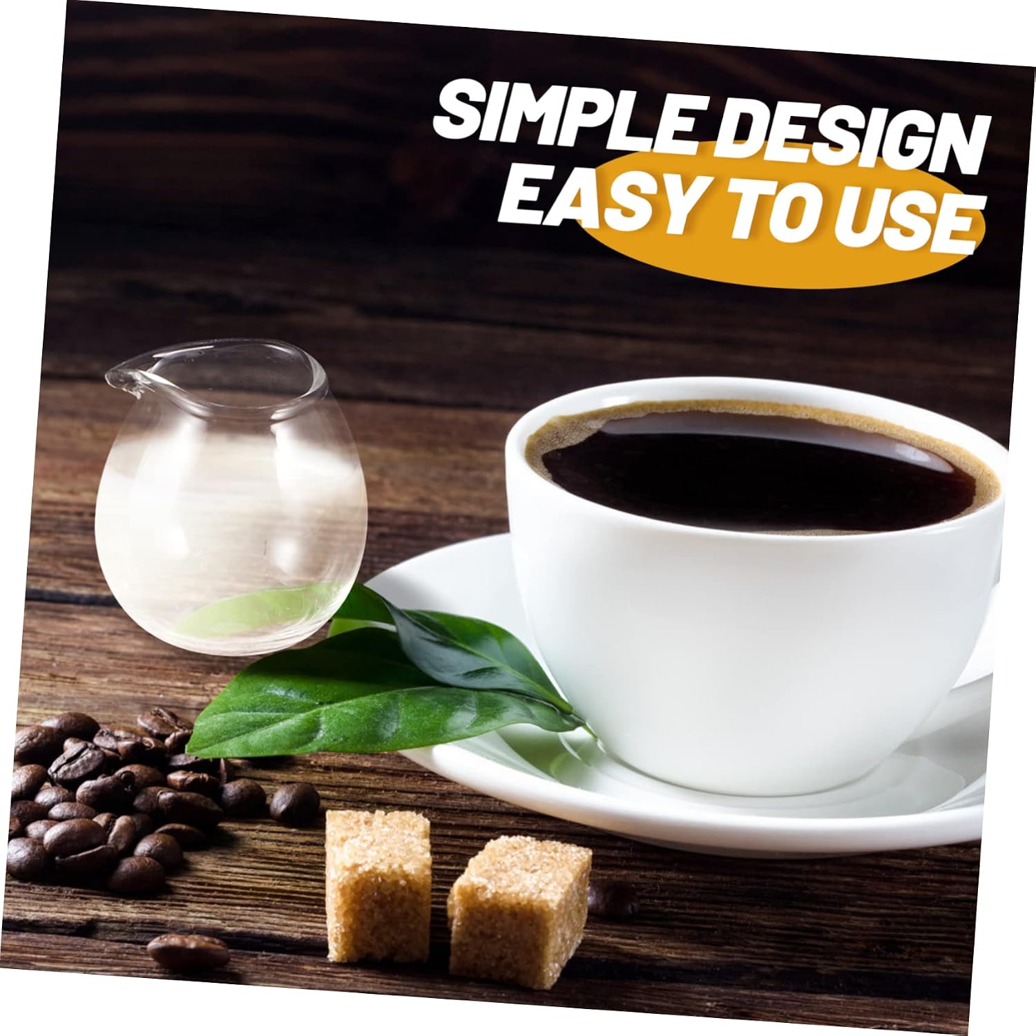 MAGICLULU 2 Pcs Mini Glass Milk Pitcher Set 20ml Japanese Style Creamer for Coffee and Sauce Heat-Resistant Mini Pitcher with Spout for Seasoning and Condiments