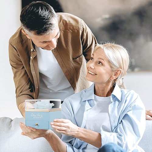 Miniatura 4 de Regalos para mamá para Navidad, juego de regalos de rosas preservadas, regalos de flores para siempre para mamá de hija e hijo, regalos para