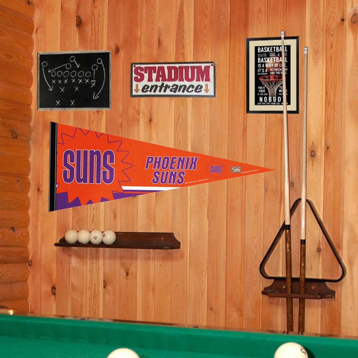 Phoenix Suns Throwback Retro Vintage Pennant Flag - Image 2